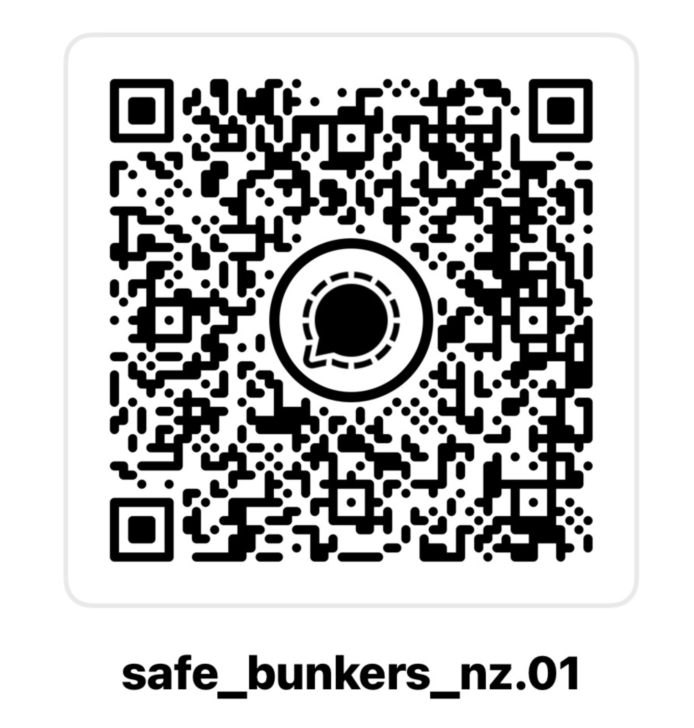 Message us on Signal